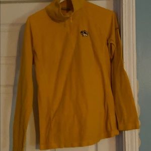Columbia University of Missouri yellow fleece